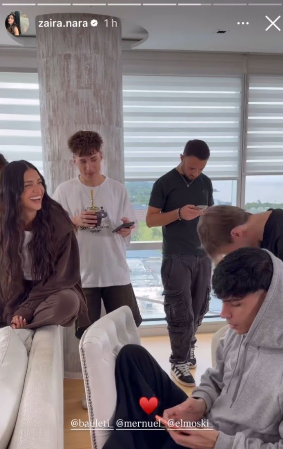  La publicación de Zaira Nara.