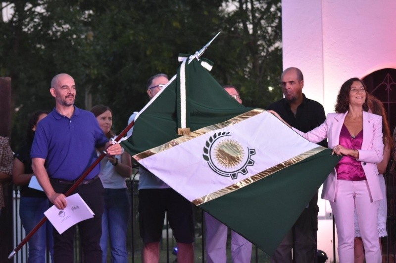 &nbsp;La bandera de General López.