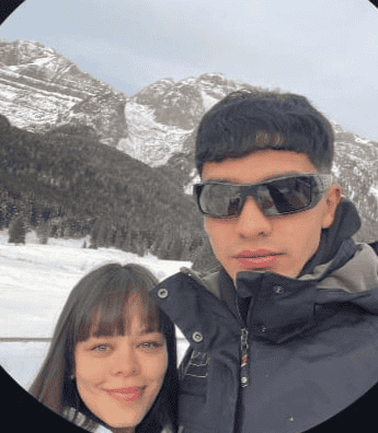 La pareja, ya radicada en Italia.