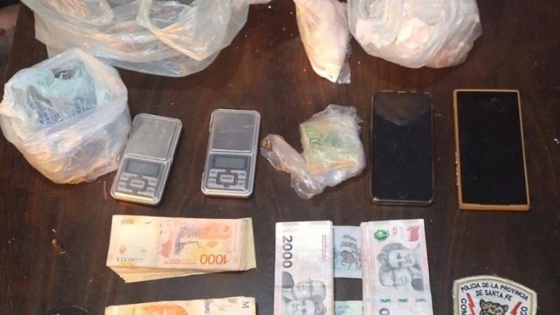 &nbsp;Los elementos que tenían Farías y López después del homicidio.