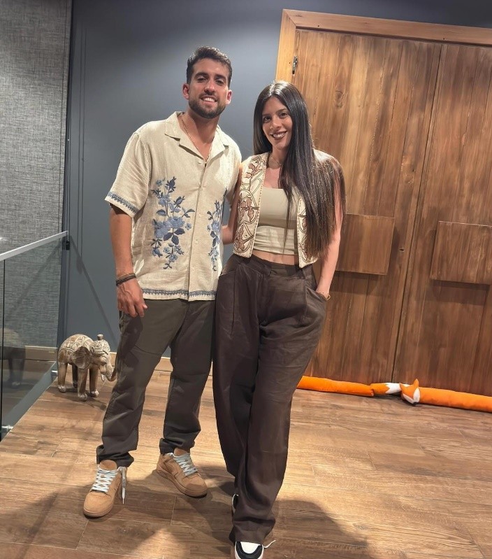 María Sol Messi y Julián Arellano.