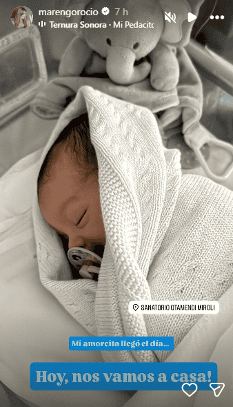 &nbsp;El primer anuncio que hizo Rocío este miércoles.