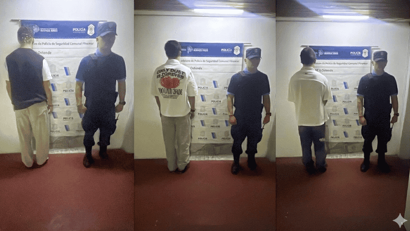Los jóvenes fueron detenidos por la Policía Bonaerenense.&nbsp;