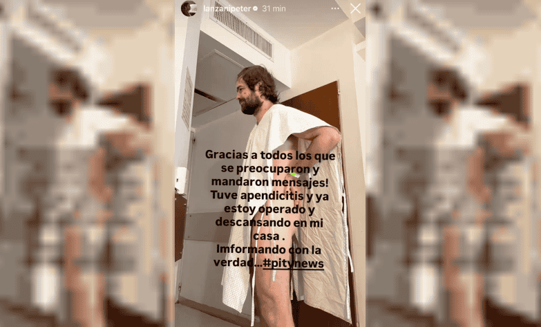 &nbsp;La foto que subió el actor para llevar tranquilidad a sus seguidores.