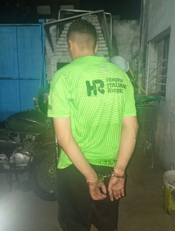 La imagen del primer detenido tras el ataque.