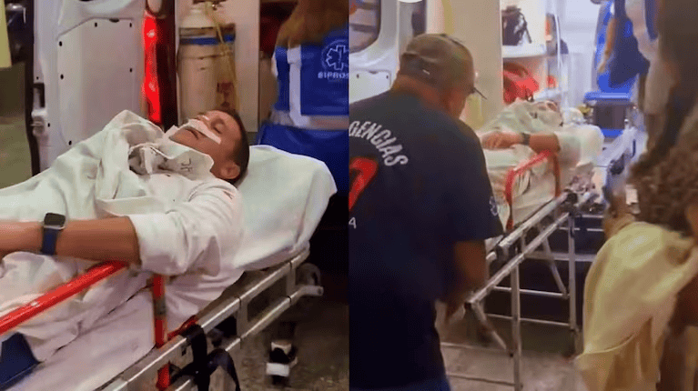 El legislador recibió un cabezazo que lo dejó en el suelo y le provocó una fractura de tabique.&nbsp;