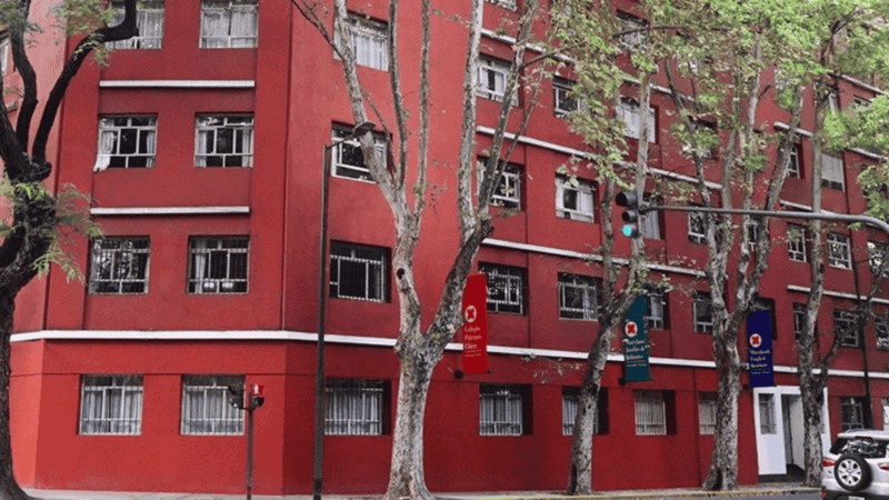 El colegio, Palermo Chico, al que iban los denunciantes y los hijos del acusado.&nbsp;