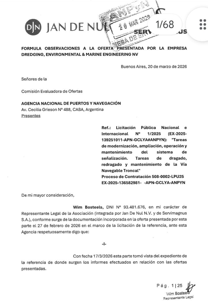 &nbsp;Jan de Nul y Servimagnus, juntas