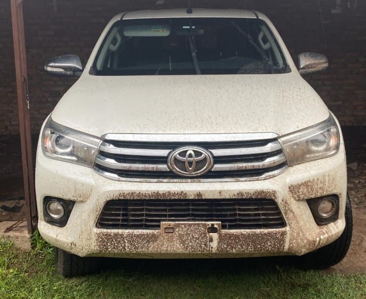 La Hilux será peritada en busca de rastros de los autores del robo.