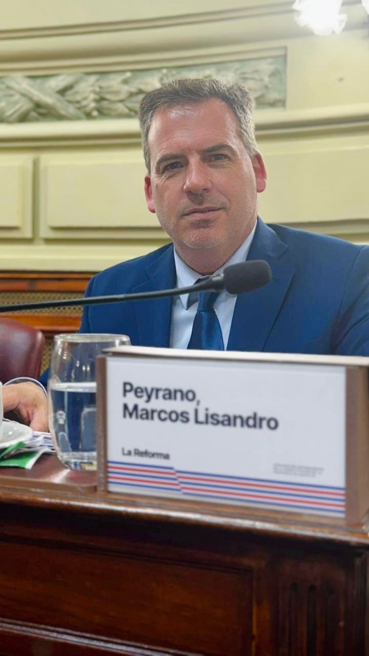 Marcos Peyrano, apoderado de la LLA en Santa Fe&nbsp;