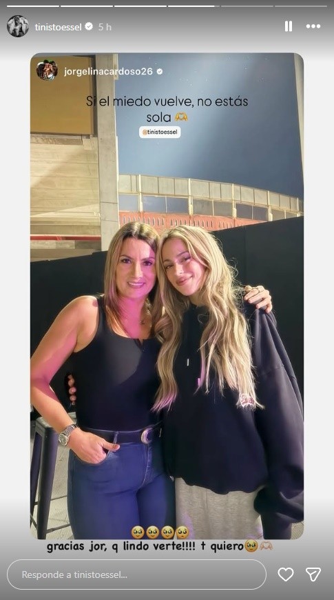 &nbsp;En el show de Rosario, las compañeras de los futbolistas, se reencontraron.