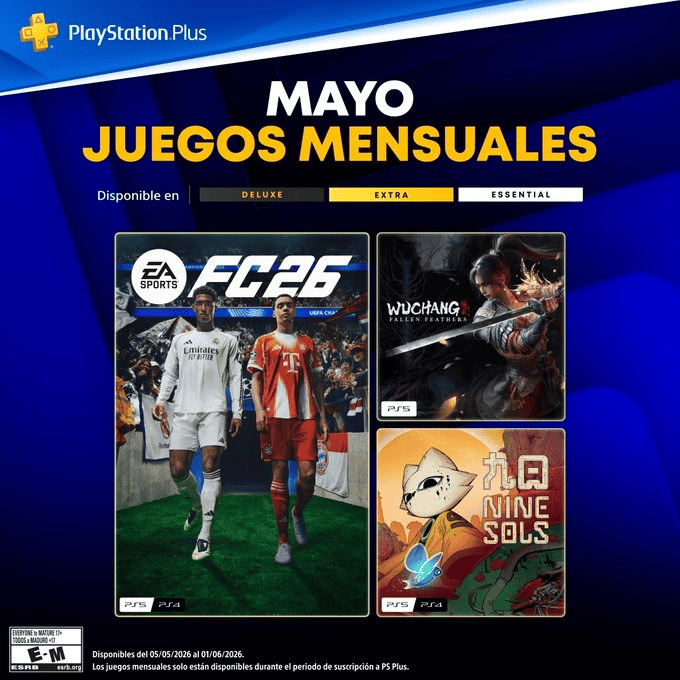 Los tres juegos que llegarán al sistema de membresía de PlayStation.&nbsp;