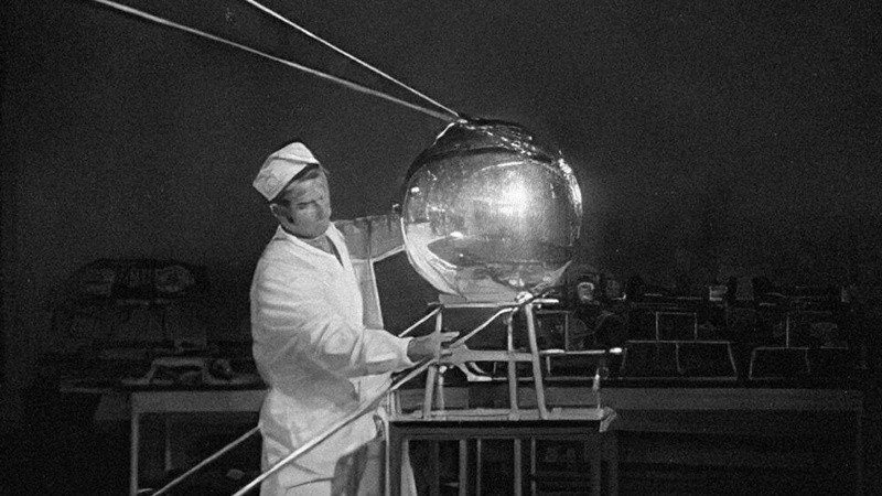 &nbsp;Sputnik 1, el primer satélite artificial de la historia.