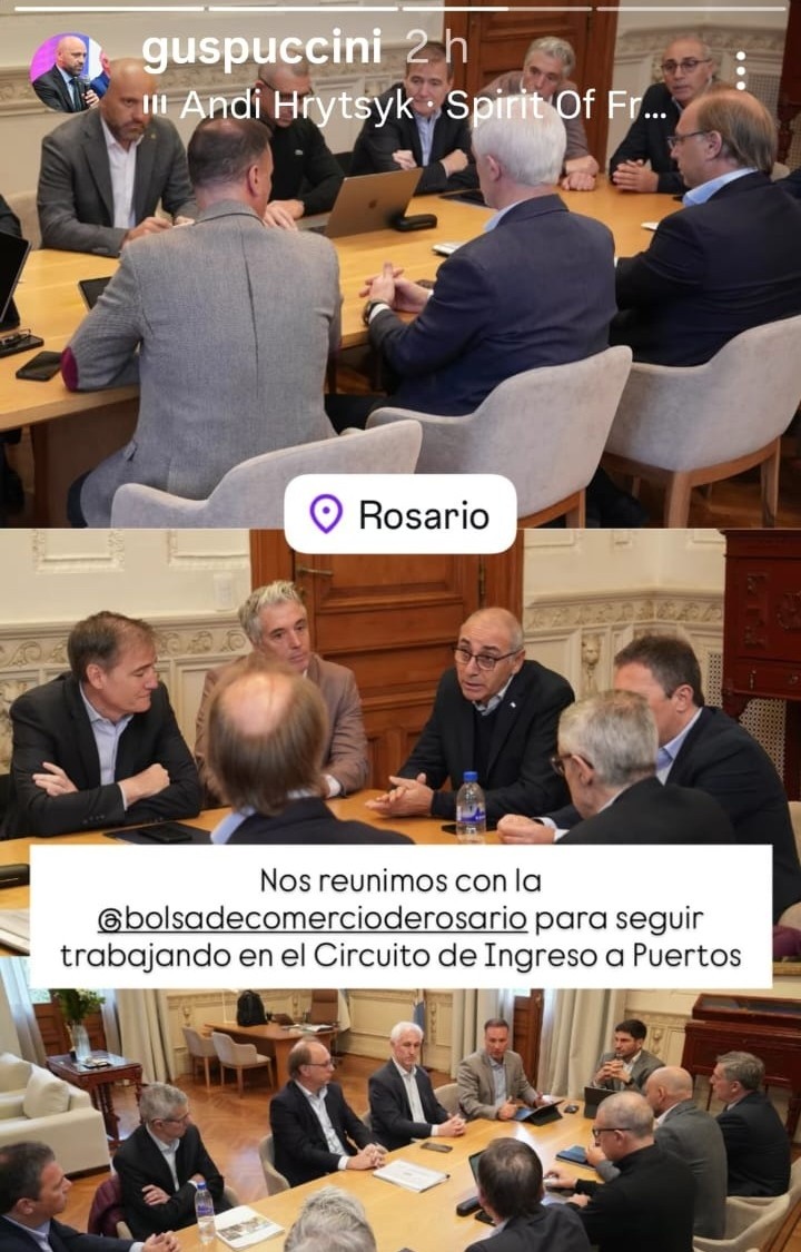 El ministro Puccini difundió en sus redes el nuevo encuentro de trabajo.&nbsp;