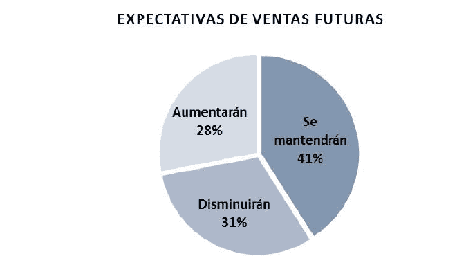 Expectativas de ventas futuras.&nbsp;
