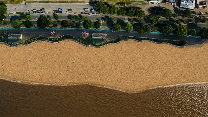 &nbsp;Así quedaría la playa de La Florida con la intervención, según la proyección del municipio.