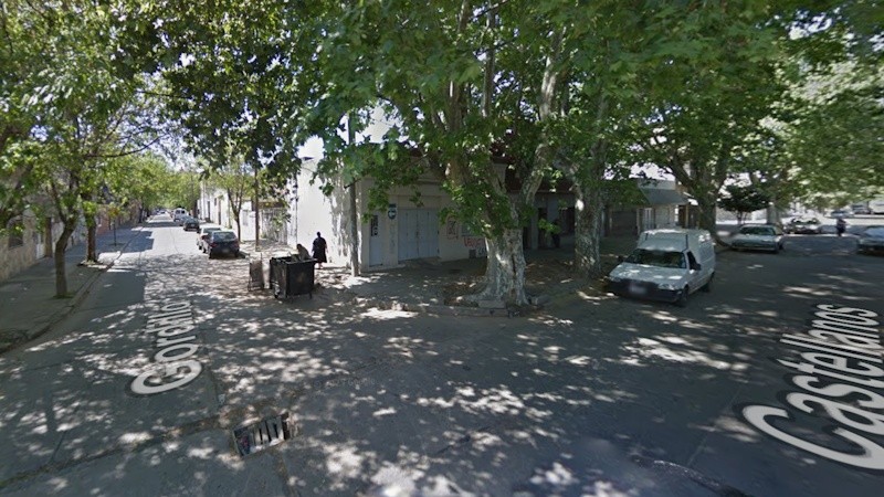 &nbsp;Gordillo y Castellanos, donde ocurrió el robo. (Foto: Google Street View)