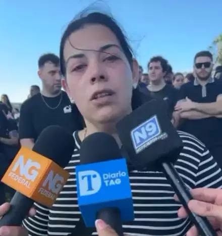 Noelia pidió justicia por su hermano.
