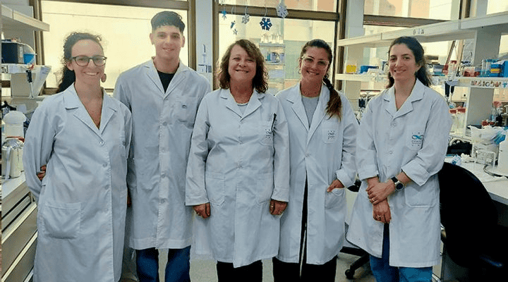 El equipo de investigadores del Conicet.