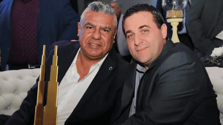 El presidente de la AFA, Claudio “Chiqui” Tapia, y Toviggino.&nbsp;